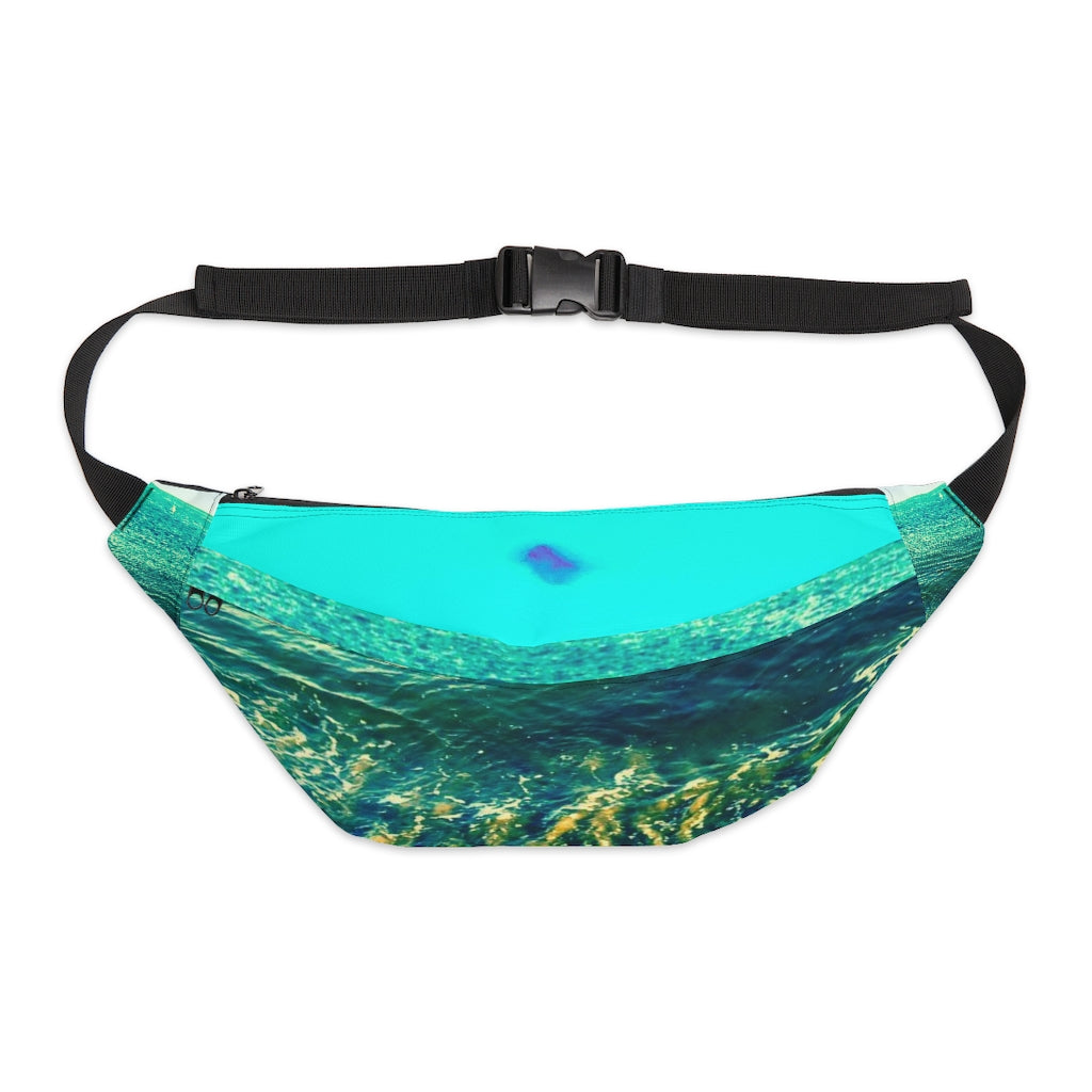Belly Button Birthing Ocean Large Fanny Pack