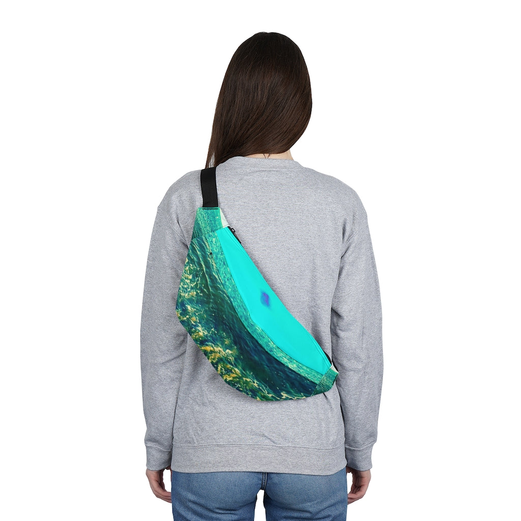 Belly Button Birthing Ocean Large Fanny Pack