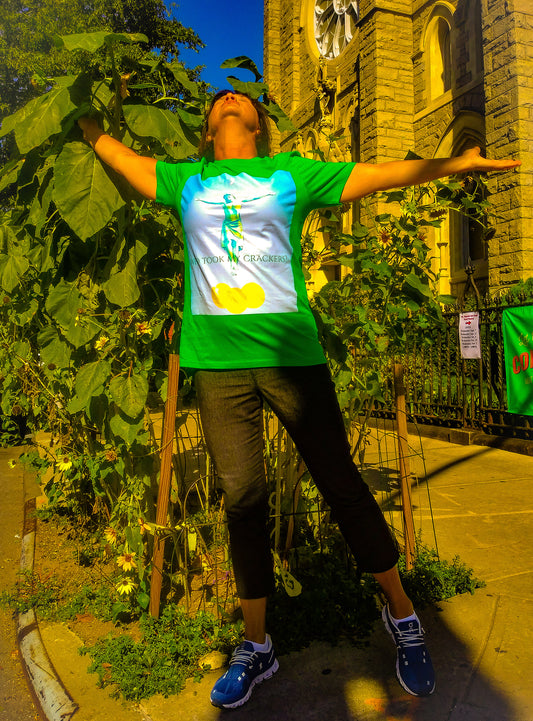 "Who took my crackers?" Organic T-shirt - Unisex