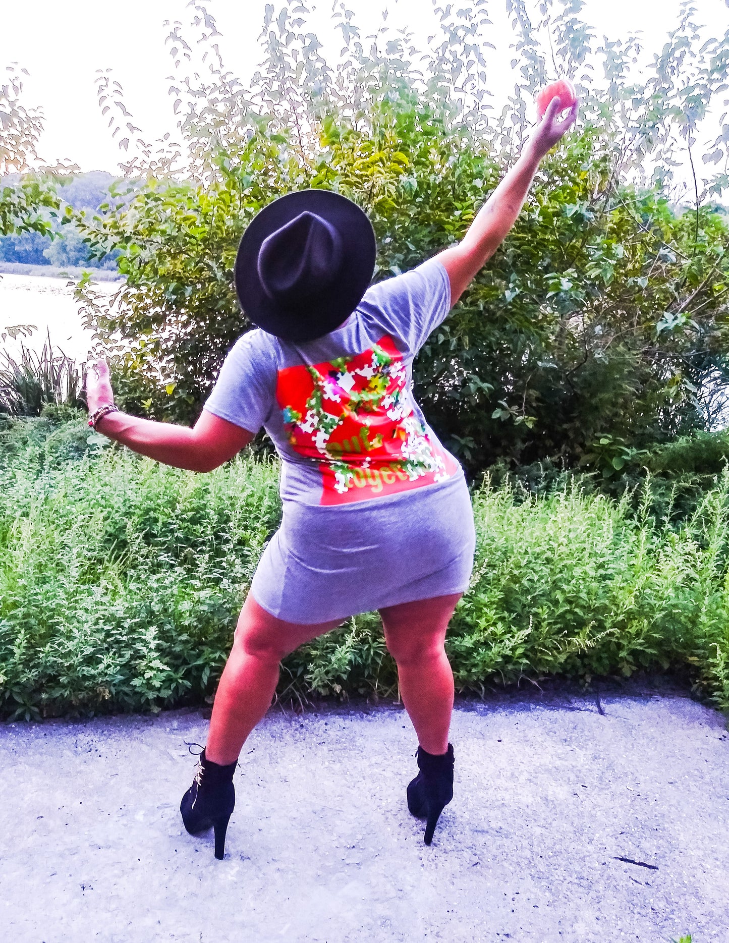 "Put Together" Jigsaw Puzzle Organic Cotton T-shirt Dress