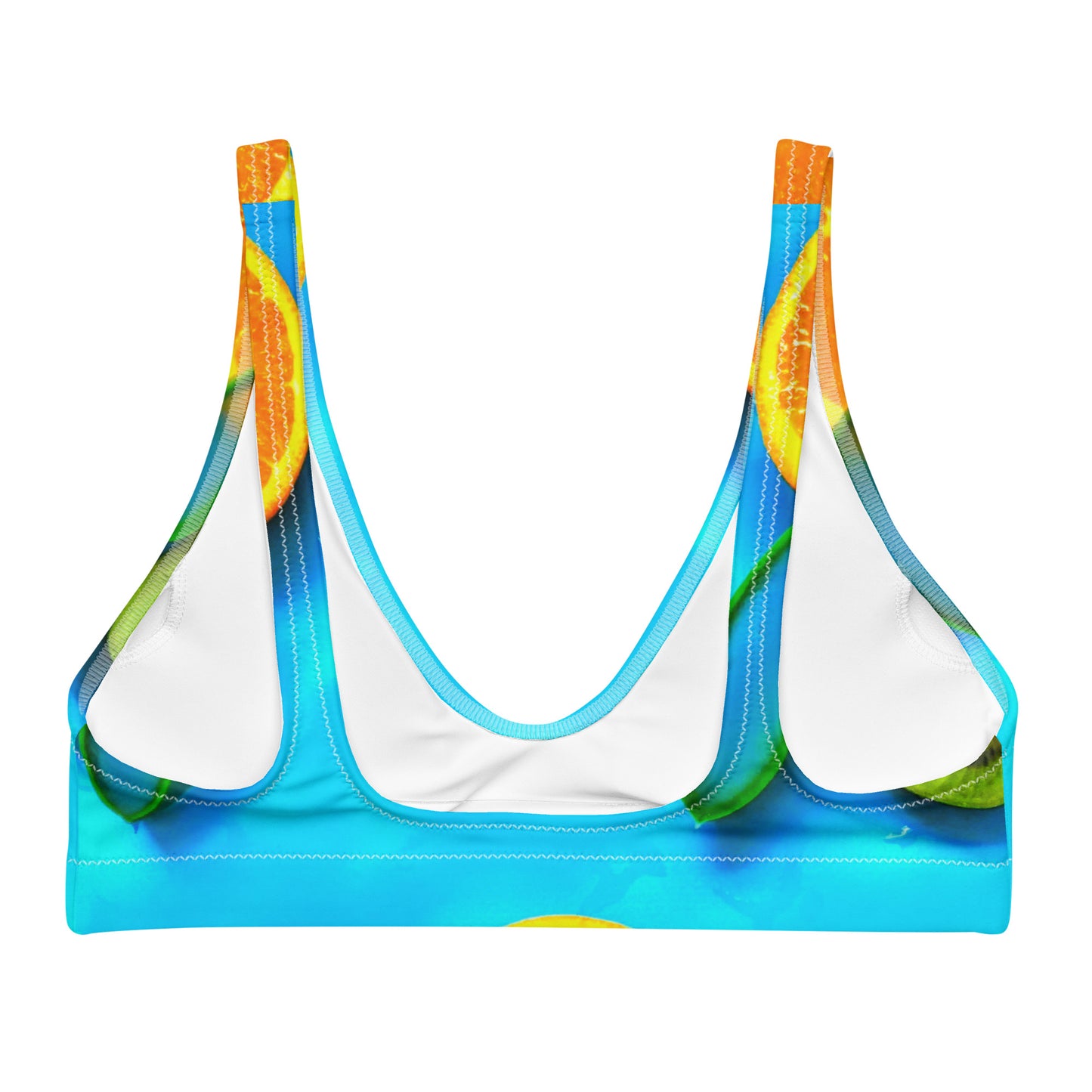 Juicy Fruit Bouquet Recycled Bikini Top