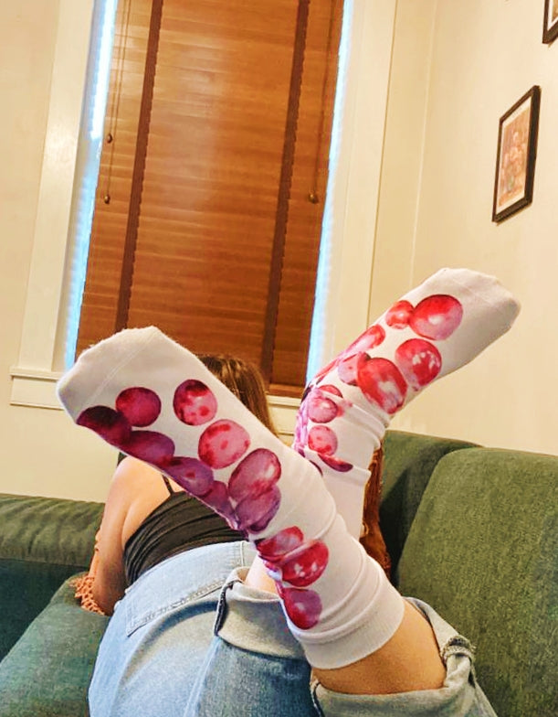 Soles Crushing Grapes Socks