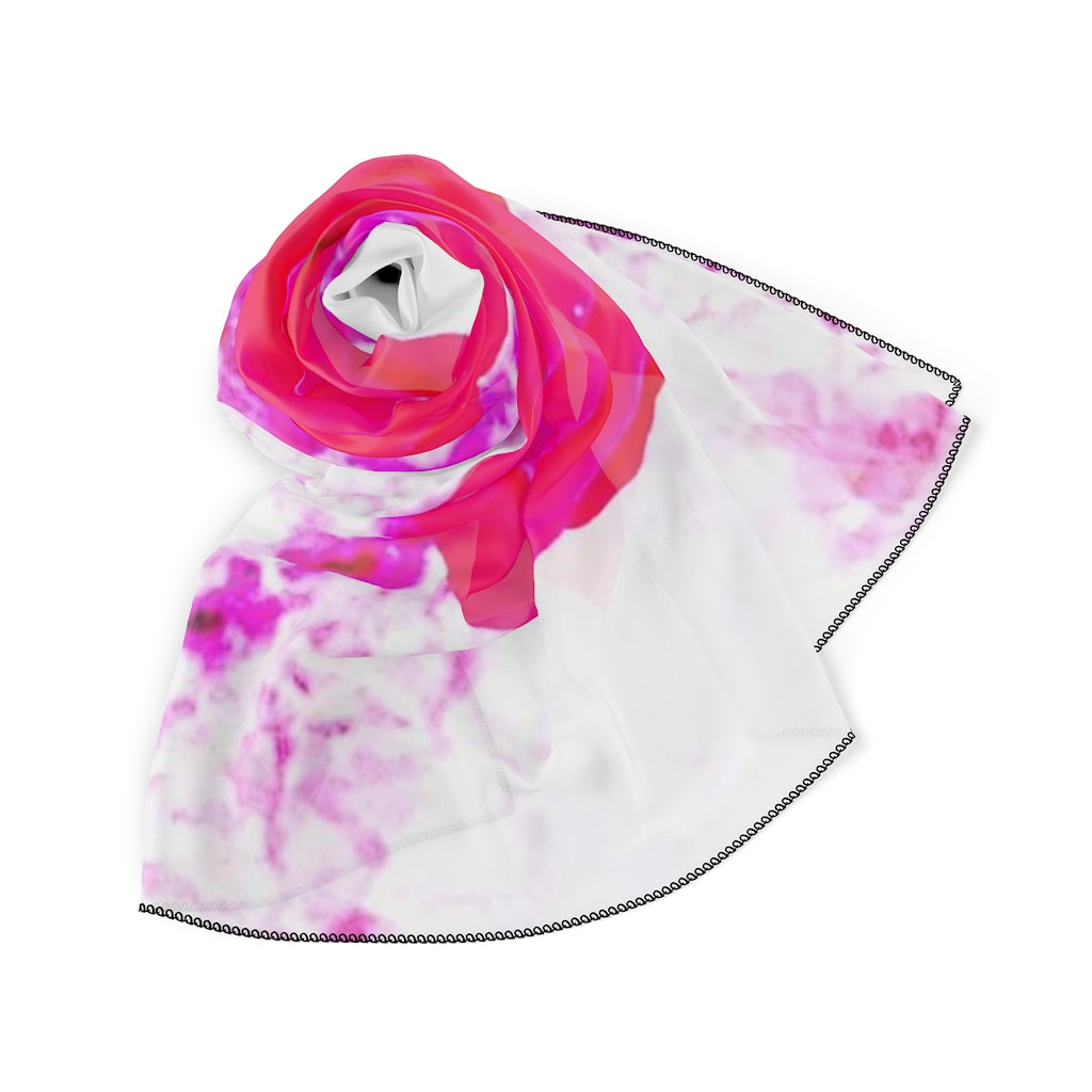 Varicose Rose Polyester Scarf