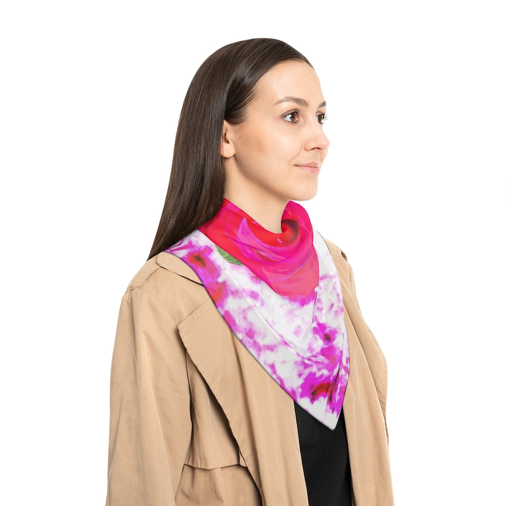 Varicose Rose Polyester Scarf