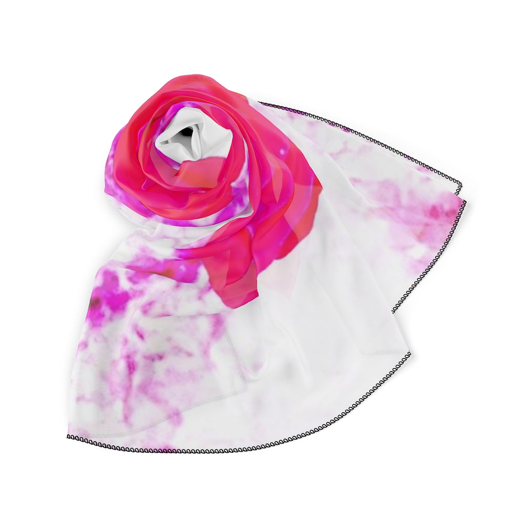 Varicose Rose Polyester Scarf