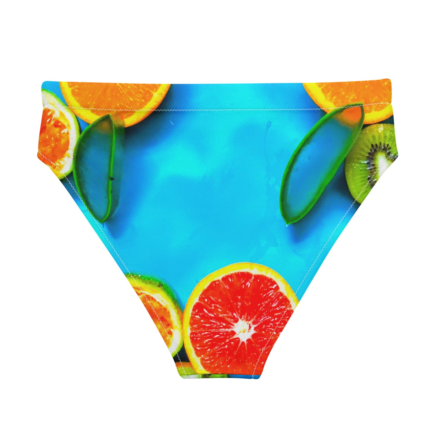 Juicy Fruit Bouquet Recycled High Waisted Bikini Bottom